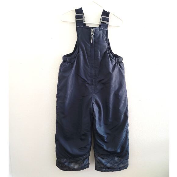 AQ Explore the Unknown Kids Snow Bibs Overalls Navy Blue 3T - Picture 8 of 8
